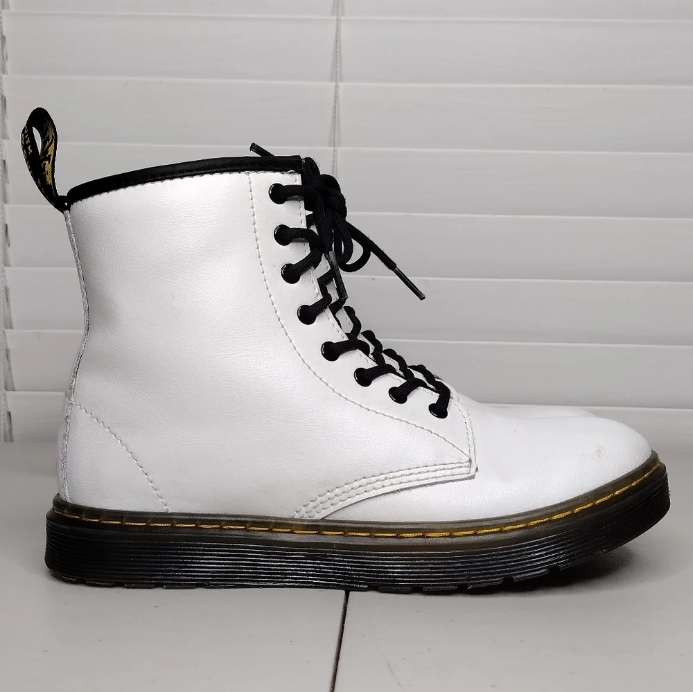 Dr. Martens Zavala Goth Punk Whimsigoth Side Zip Lace Up Combat Ankle Boots Sz 5 - Picture 5 of 15